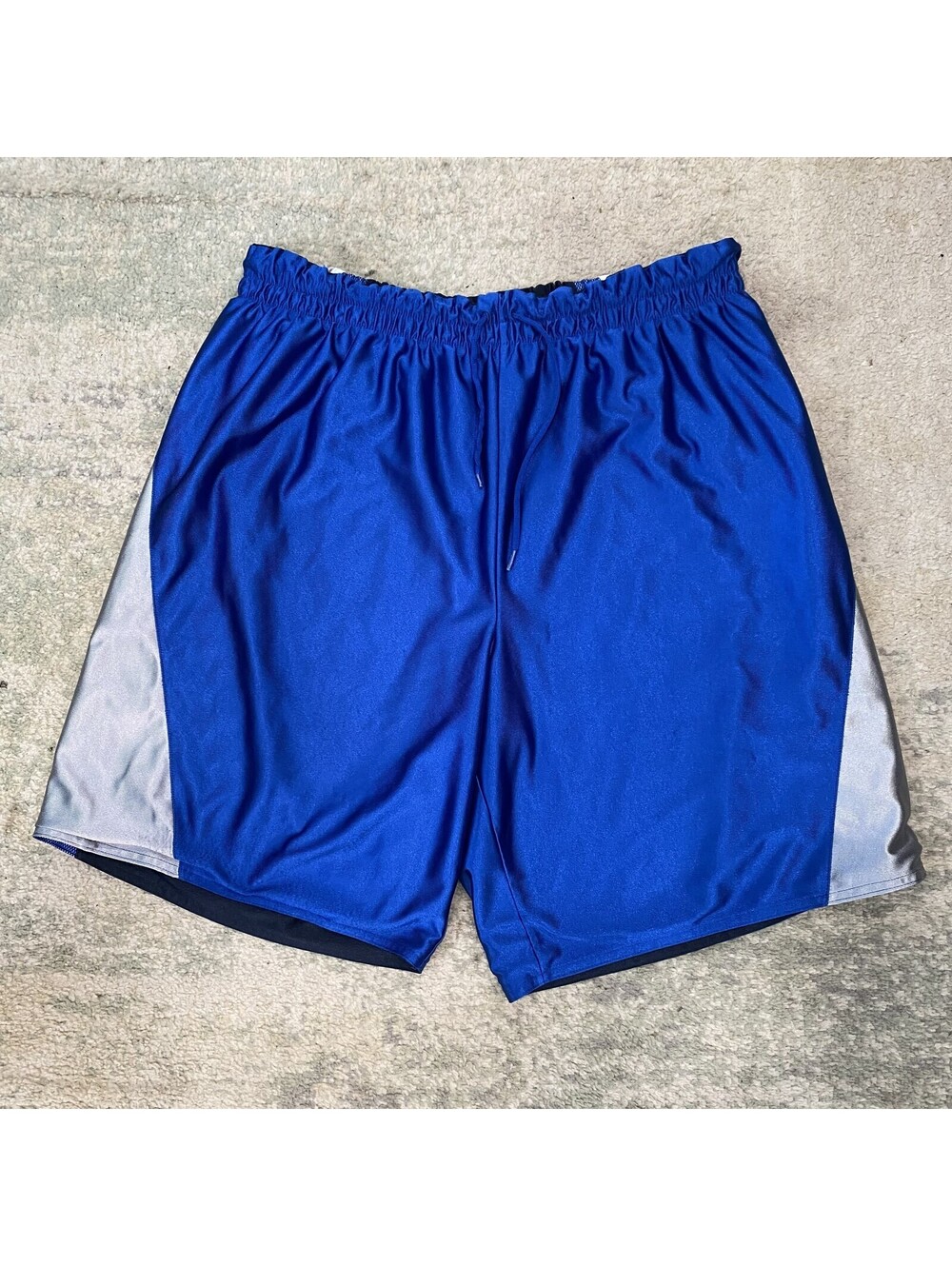 READ! Reversible Basketball Shorts Men’s Size XXL Blue Black 38" VTG Y2K Dazzle